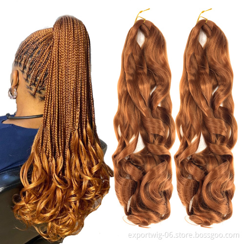 Synthetic French Curl Braiding Hair 150g wavy braiding hair curly braids attachment hair extensions